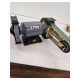 3in1 2"x36" Belt Sander 7" Disc Sander and 8" Grinder Combo, 3.1 Amp Bench Belt Sander for Metal Working, 2 inch Belt Grinder for Knife Making and Sharpening, KF8236