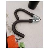 20FT Telescoping Extension Ladder-Black with Hooks