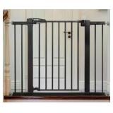 Babelio 26-43" Black Metal Safety Gate for Stairs