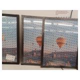 Modern 24x32 Black Wood Poster Frame with HD Plexiglass, set of 3