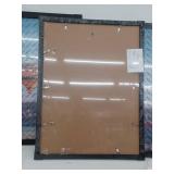 Modern 24x32 Black Wood Poster Frame with HD Plexiglass, set of 3