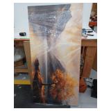 Large Landscape Painting on Canvas 29x59