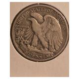 1942-S walking Liberty Silver half dollar