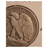 1942-S walking Liberty Silver half dollar