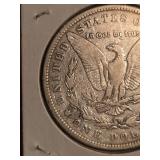 1880 Morgan silver dollar