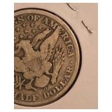 1908-O Barber silver half dollar