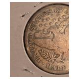 1909 Barber silver half dollar