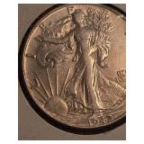 1942-P Walking Liberty Silver half dollar