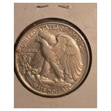 1942-P Walking Liberty Silver half dollar