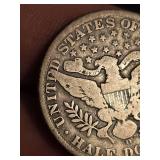 1912-D Barber silver quarter dollar