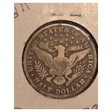1914-S Barber silver half dollar