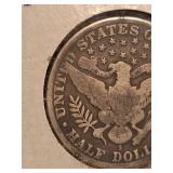 1914-S Barber silver half dollar