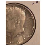 1964 unc Kennedy silver half dollar