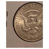 1964 unc Kennedy silver half dollar