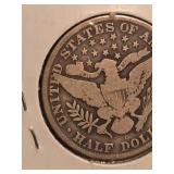 1915-D Barber silver half dollar