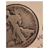 1927-S Walking Liberty Silver half dollar