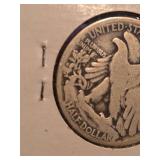 1927-S Walking Liberty Silver half dollar