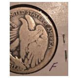 1927-S Walking Liberty Silver half dollar