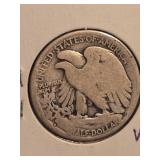 1935-D Walking Liberty Silver half dollar