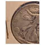 1936 Walking Liberty Silver half dollar