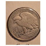 1936 Walking Liberty Silver half dollar