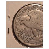 1936 Walking Liberty Silver half dollar