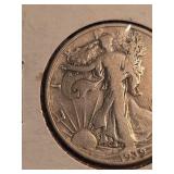 1939-S Walking Liberty Silver half dollar