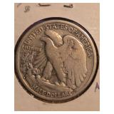 1939-S Walking Liberty Silver half dollar