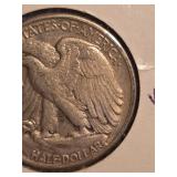 1941 Walking Liberty Silver half dollar