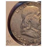 1963-D Franklin silver half dollar