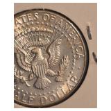 1964 Kennedy silver half dollar