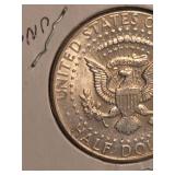 1964 Kennedy silver half dollar