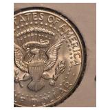 1965 Kennedy silver half dollar