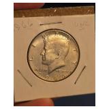 1966 Kennedy silver half dollar