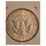 1966 Kennedy silver half dollar