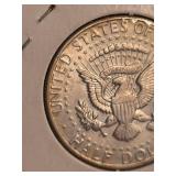 1966 Kennedy silver half dollar