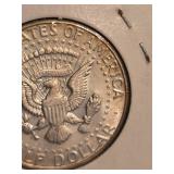 1966 Kennedy silver half dollar