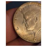 1967 BU Kennedy silver half dollar