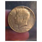 1968 Kennedy silver half dollar