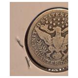 1912 Barber silver quarter