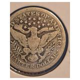 1912 Barber silver quarter