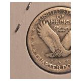 1927 Standing Liberty silver Quarter