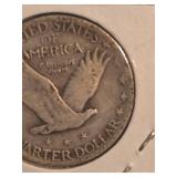 1927 Standing Liberty silver Quarter