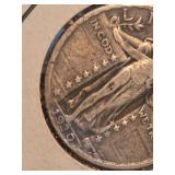 1930 Standing Liberty silver Quarter
