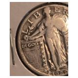 1929 Standing Liberty silver Quarter