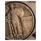 1929 Standing Liberty silver Quarter