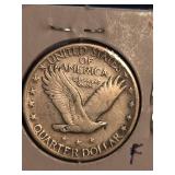1929 Standing Liberty silver Quarter