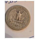 1935-S Washington silver quarter