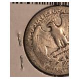 1936 Washington silver quarter