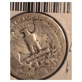 1936 Washington silver quarter